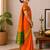 Girls embroidered kanjeevaram saree