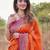 Embellished woven design kanjeevaram saree