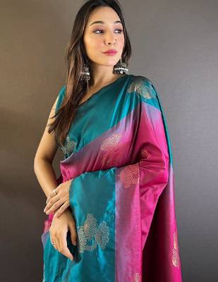 Woven design zari kanjeevaram saree 2