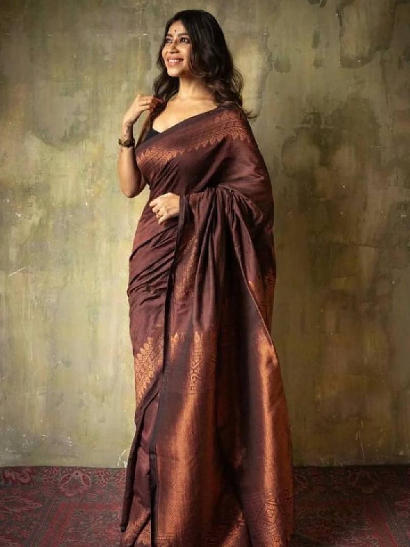 Woven design zari kanjeevaram sarees