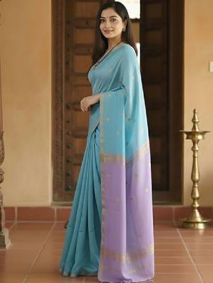 Woven design zari kanjeevaram saree 1