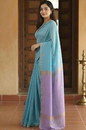 Woven design zari kanjeevaram saree