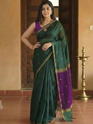 Woven design kanjeevaram saree 1