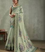 Ethnic motifs aari work tissue kanjivaram saree