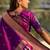 Ethnic motifs woven design kanjeevaram saree