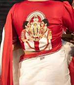 Woven design art silk kanjeevaram saree