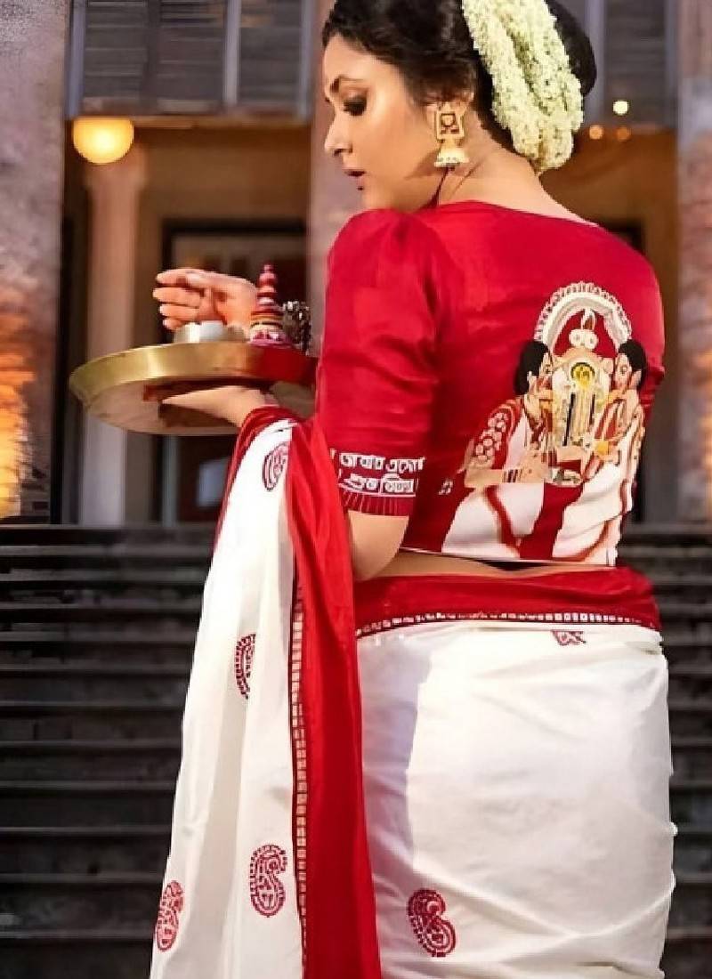 Woven design art silk kanjeevaram saree