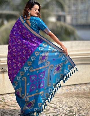 Woven design zari kanjeevaram saree 2
