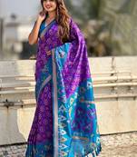 Woven design zari kanjeevaram saree