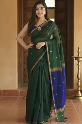 Woven design kanjeevaram saree