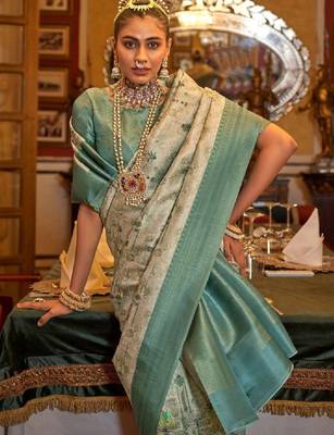 Woven design zari kanjeevaram saree 2