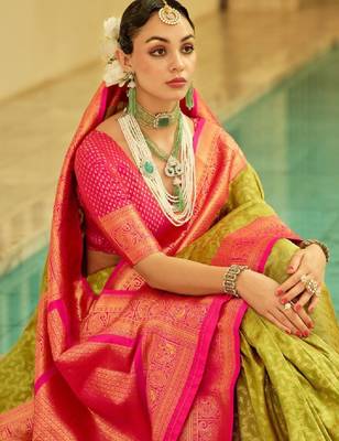 Woven design kanjeevaram saree 2