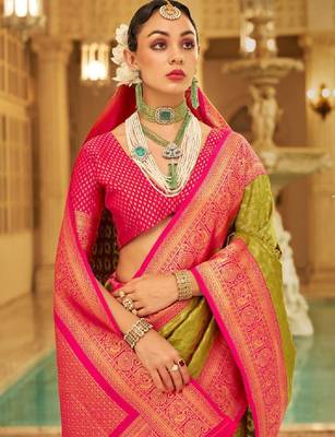 Woven design kanjeevaram saree 3