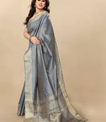 Woven design zari silk blend designer kanjeevaram saree