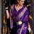 Ethnic motifs zari satin handloom kanjeevaram saree
