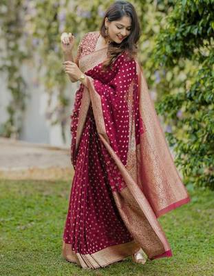 Woven design zari kanjeevaram saree 3