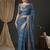 Woven design zari pure georgette kanjeevaram saree