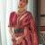 Woven design zari silk blend kanjeevaram sarees