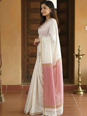 Woven design zari kanjeevaram saree 1
