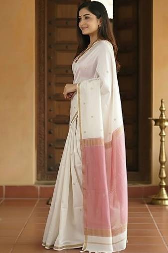 Woven design zari kanjeevaram saree