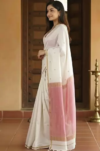 Woven design zari kanjeevaram saree