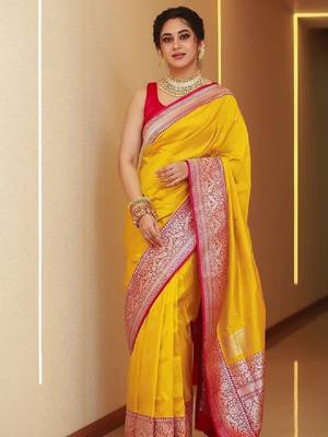 Zari art silk kanjeevaram saree 1