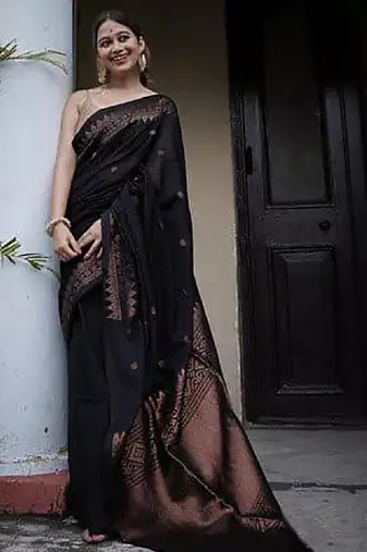 Woven design zari kanjeevaram sarees