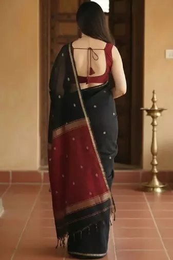 Woven design kanjeevaram saree