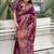 Ethnic motifs woven design zari kanjeevaram saree