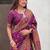Ethnic motifs woven design zari kanjeevaram saree