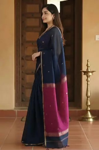 Silk blend kanjeevaram saree