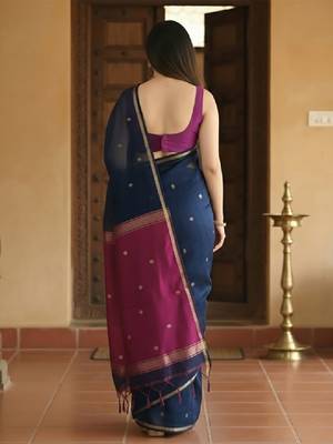 Silk blend kanjeevaram saree 2