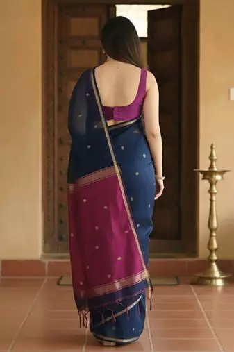 Silk blend kanjeevaram saree