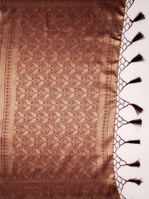 Woven design zari art silk kanjeevaram saree 3