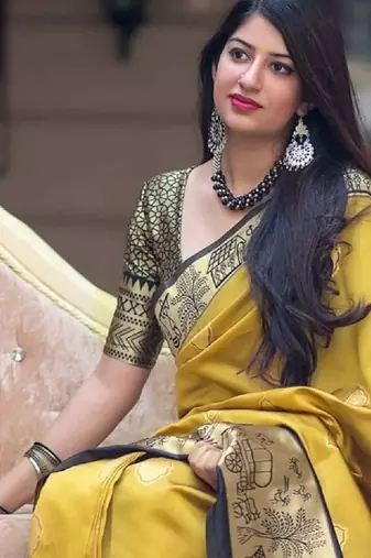 Woven design zari kanjeevaram saree