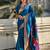 Ethnic motifs woven design zari kanjeevaram saree