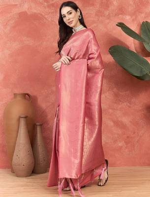 Woven design zari kanjeevaram saree 2