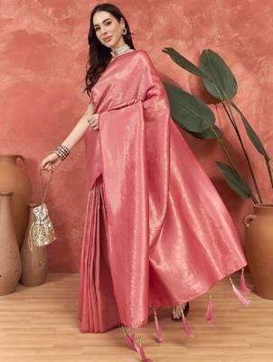 Woven design zari kanjeevaram saree 1