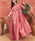 Woven design zari kanjeevaram saree