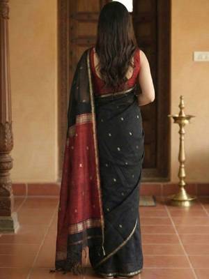 Woven design zari kanjeevaram saree 1