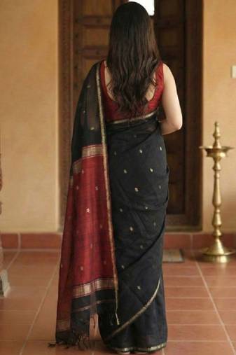 Woven design zari kanjeevaram saree