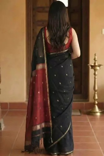 Woven design zari kanjeevaram saree
