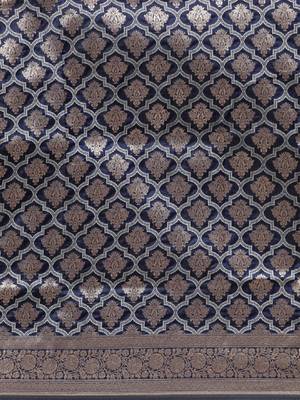 Ethnic motifs zari kanjeevaram saree 3