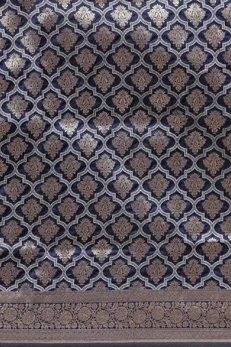 Ethnic motifs zari kanjeevaram saree