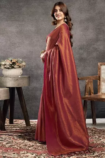 Woven design zari kanjeevaram saree