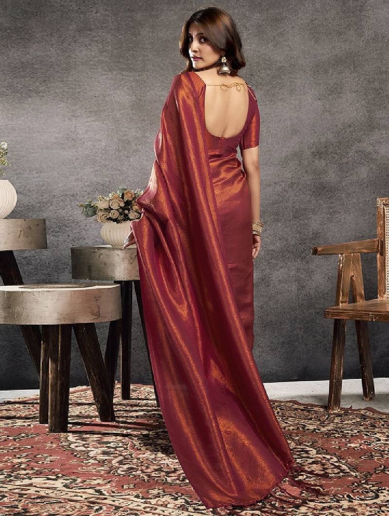 Woven design zari kanjeevaram saree