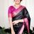 Ethnic motifs woven design zari kanjeevaram saree