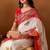 Ethnic motifs zari silk blend kanjeevaram saree