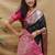 Woven design pure zari heavy work paithani kanjeevaram silk saree