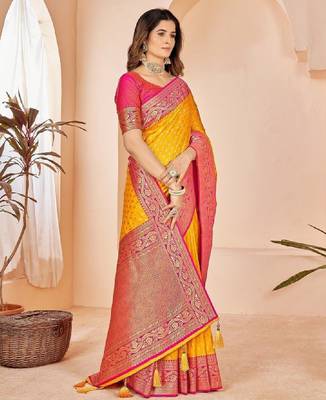Silk blend kanjeevaram saree 1